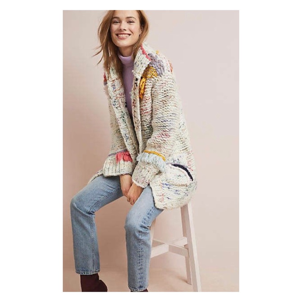Sleeping on Snow Anthropologie Sweater Coat